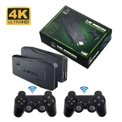 GENERICO - Consola de Videojuegos GameStick 10000 juegos con 2 gamepads inalámbricos