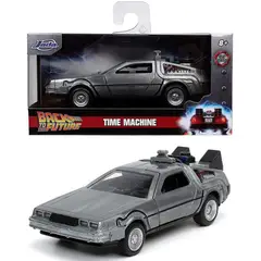 JADA TOYS - Back to the Future - Delorean Time Machine DieCast Metal maquina del tiempo de Regreso al Futuro