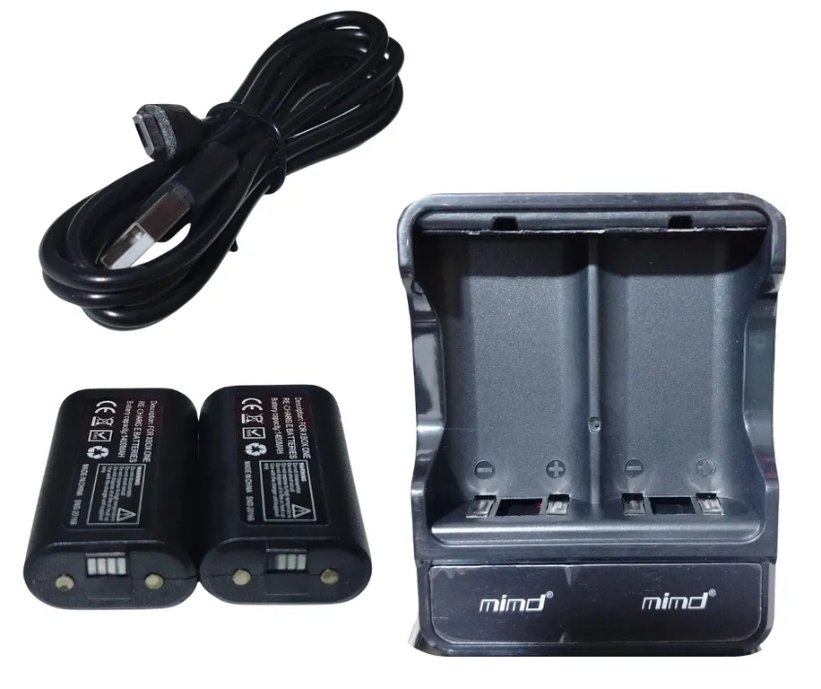 Cargador Base Dual para Xbox X-One / SX con 2 Baterías