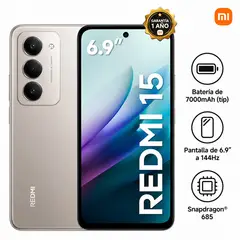 XIAOMI - Redmi 15 8GB 256GB 144Hz Titan Gray