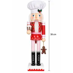 GENERICO - CASCANUEZ NAVIDEÑO REPOSTERO DE 38 CM