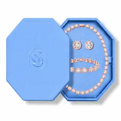 SUGABOO JOYERIA - COLLAR SWAROVSKI ANGELIC ORO ROSA ORIGINAL