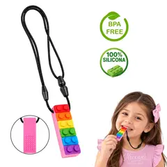 KIDS - Collar Mordedor Sensorial para NIÑAS – Apoya la Autorregulación – Libre de BPA