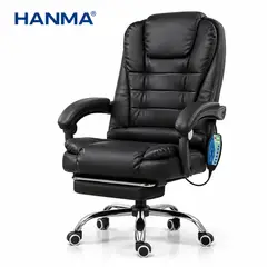 HANMA - SILLA ERGONÓMICA GERENCIAL RECLINABLE CON MASAJE Y REPOSAPIÉS