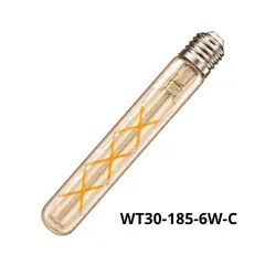 GENERICO - FOCO LED DECORATIVO 6 W LARGO NACARADO LUZ CÁLIDA
