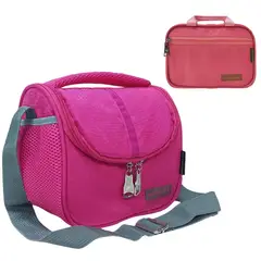 KENGAR - Combo Lonchera Cars Fucsia + Cartuchera Power Coral