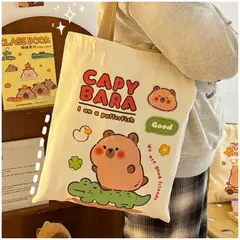 PIA HOME - Tote Bag de Capibara Kawaii