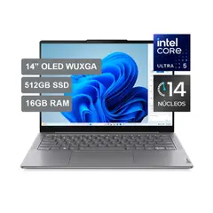 LENOVO - Laptop Yoga Slim 7 14IMH9 14" WUXGA OLED, Intel Ultra 5 125H, 16GB LPDDR5, 512GB SSD, Windows 11 Home, Luna Gris