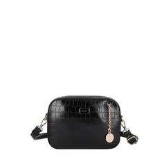 SECRET - Cartera Crossbody Osaka Pequeña Negra