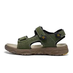 SHANDIAN - Sandalia Hombre Outdoor Cuero
