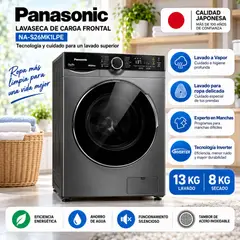 Panasonic - S26 Lavadora Secadora Antialérgica 13kg 8kg