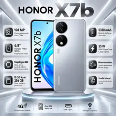HONOR - X7b 8GB RAM 256GB PLATA / PLATA / PLATA