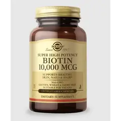 SOLGAR - Biotina 10,000 mcg - 60 capsulas