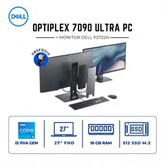 Dell - OPTIPLEX 7090 ULTRA PC | CORE I5 11VA | 16GB RAM | 512GB SSD M.2 + MONITOR P2722H 27"
