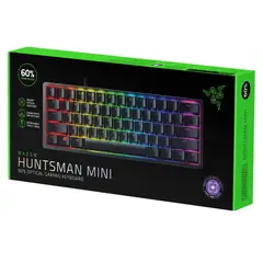 RAZER - TECLADO GAMER HUNTSMAN MINI 60% ÓPTICO CHROMA RGB USB-C NEGRO SP