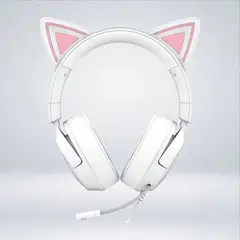 RAZER - AUDÍFONO GAMER KRAKEN KITTY V3 X 40MM 7.1 MULTIPLATAFORMA BLANCO