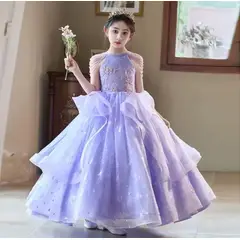 ARELYS - Vestido Niña Princesa Lila Talla 16 Graduaciones