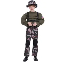 DANWEILE - Disfraz de cosplay para Halloween-Uniforme de camuflaje