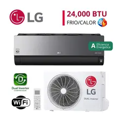 LG - Aire Acondicionado 24000 BTU ArtCool Dual Inverter Frío Calor
