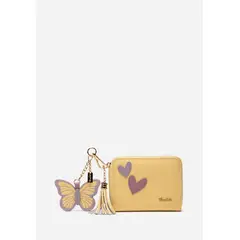 RENZO COSTA - SET MONEDERO CUERO BUTTERFLY POP