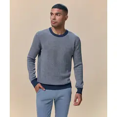 Mbo - Chompa PET Jacquard Azul Marino