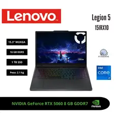 LENOVO - LAPTOP GAMING LEGION 5 15.3 WUXGA 165HZ IPS CORE i7-13650HX RTX 5060 8GB 16GB DDR5 1TB SSD