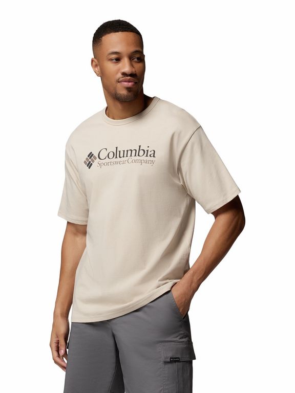 Polo Manga Corta Hombre CSC Beige