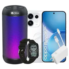 OPPO - Celular RENO 16 5G 8GB RAM +256GB + Parlante Portatil BOC242 LED 1HORA