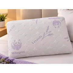 GENERICO - ALMOHADA ORTOPEDICA VISCOELASTICA CON AROMA LAVANDA