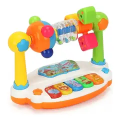TOYS MASTER - Piano Musical Sensorial para Bebés Luces y Sonidos