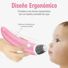 OEM - Succionador y Aspirador Nasal Electrónico para Bebés rosado