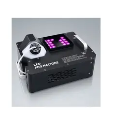 GENERICO - Máquina De Humo Vertical Con 24 Leds Para Fiesta DISCOTECA CUMPLEAÑOS + Botella