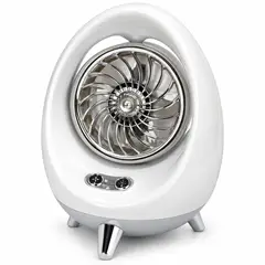 INSPIRA MARKET - Mini Ventilador de Mesa con Humidificador y Spray de Agua, USB