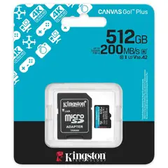 KINGSTON - Memoria microSD 512GB 200 MB/s C10 SDCG4/512GB
