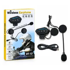 OEM - Auricular Bluetooth para Casco de Motocicleta Modelo BT-12