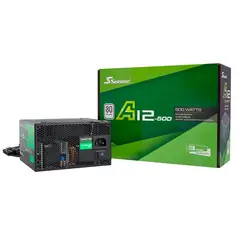 ANTRYX - Fuente de poder Seasonic A12 500W, 80 Plus White