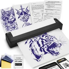 MILESTONE - Impresora Térmica de Stencil M9 Portátil Bluetooth 2 en 1 iOS Android PC