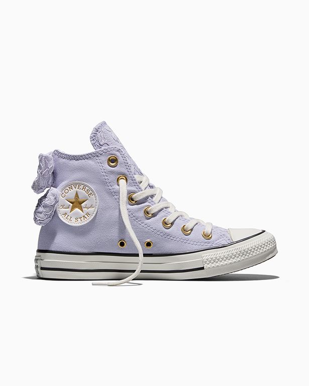 Zapatillas Mujer Chuck Taylor All Star Bows And Lace Lila