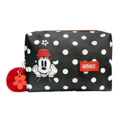 DISNEY CLASICOS - Neceser Minnie Mouse Negro 20x20 CM