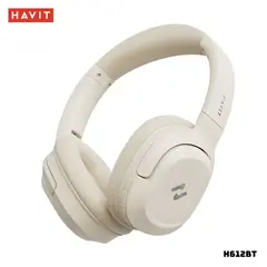 HAVIT - AUDIFONOS BLUETOOTH LIFE NC02H H612BT CON CANCELACION DE RUIDO - BEIGE