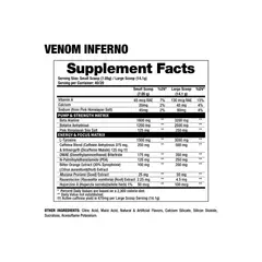 DRAGON - Venom Inferno pre entreno pharma blood 40 servicios y porta proteínas
