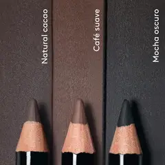 ESIKA - Lápiz Delineador para Cejas PRO NATURAL CACAO mas práctico, mas completo y profesional con cepillo!