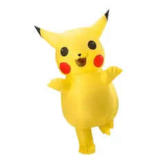 JOTA STORE - Disfraz Inflable de Ratón Eléctrico Amarillo Adulto para Halloween Cosplay
