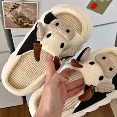 GENERICO - Sandalias kawaii vaca.