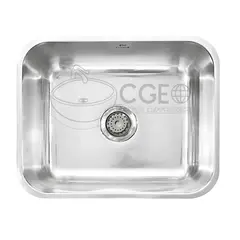 FRATELLI - LAVADERO DE COCINA PARA GRANITO ACERO INOXIDABLE SATINADO Ft - 44X39