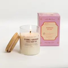 HARMONIA DO SOL - Vela de Soya Jengibre, Cardamomo y Nuez Moscada 150 g.