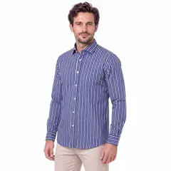 Pierre Cardin - CAMISA ML ETQ TESSUTO MADE IN ITALY PC-64728CA