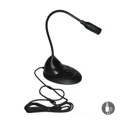 IBLUE - Microfono Escritorio Para Pc Laptop Omnidireccional Cableado Itelsistem Transmisiones