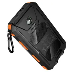 HOCO - Batería Portatil Cargador Solar - 8,000mA 20W Con Brujula -