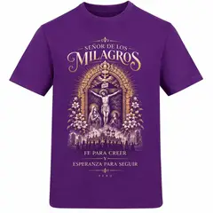 GENERICO - Polo Cristo Morado - Señor de los Milagros